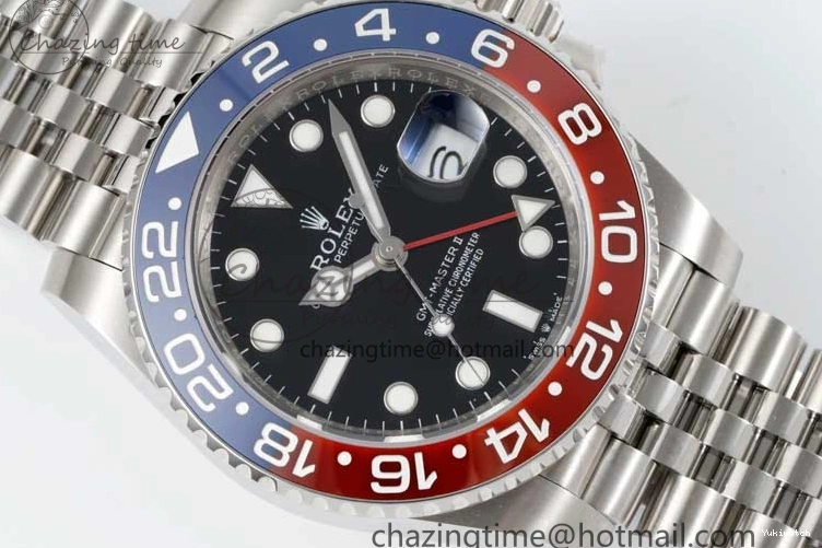 Ceramic Best 904L Blue CHS 1:1 VR3285 Edition Red II GMT-Master Steel 126710 BLRO APSF 0213